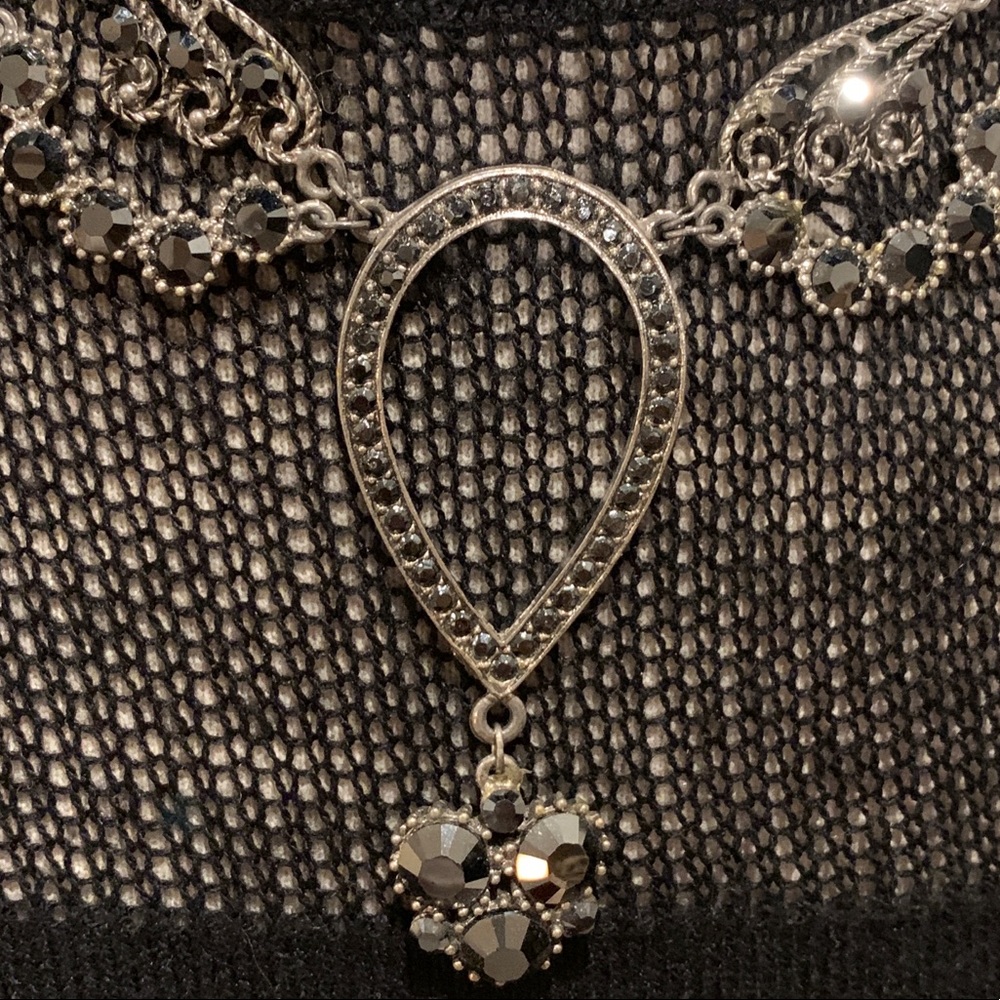 Hematite Gothic Necklace - Picture 3 of 4
